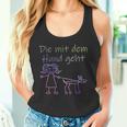 Die Mit Dem Hund Geht Half-Sleeve Die Mit Dem Hund Gehen German Lang Tank Top