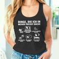 Dinge Die Ich In Meiner Freizeit Mache Angel German Langu Tank Top