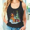 Divertido Navidad Caballo Santa Navidad Familia Pijamas Camiseta sin mangas