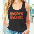 Don't Panicintage Distressed Tank Top