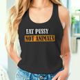 Eat Pussy Not Animals Scritta Divertente Peregani Canotta