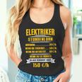 Elektriker Stundenlohn Stundensatz Tank Top