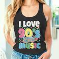 Me Encanta La Música De Los 90 Traje Retro Para Amantes De La Música De Los 90 Camiseta sin mangas