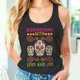 Erinnere Dich Mit Liebe Und Freude Dia De Muertos Tank Top