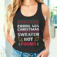 Errore Nerd Programmatore 404 Sorry Christmas Sweater Not Found Canotta
