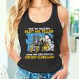 Forklift Kollegen Platt Wie Teller Colleagues Tank Top