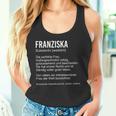 Franziska Lustig Spruch Definitionorname Geburtstag Tank Top