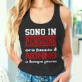 Frase Divertente Sono In Pensione Regalo Auguri Uomo Nonno Canotta