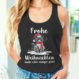 Frohe Weihnachten Grimmige Katzen Mehr Oder Weniger Froh Tank Top