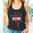 Dog Die Mit Dem Hund Geht Tank Top