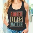 Ginger Lives Matter Retro Colours Redhead Tank Top