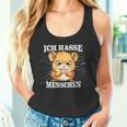 Hamster Meme Based Ich Hasse Menschen Tank Top