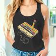 Nerd Retro Cassette Pencil Computer Old School Tank Top