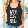 Quote Ironie Nicht Leicht Mir Mir Selber Tank Top