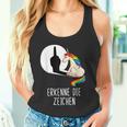 Unicorn Erkenne Die Zeichen Tank Top