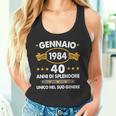 Gennaio 1984 Anni 40 Compleanno Uomo Donna 1984 Canotta