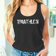 For Triathletes Sportsmen Retro Triathlon Cool Tank Top