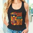 Give Thanks Bro Cute Turkey Toddler Thankful Thanksgiving Tank Top