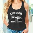 Glitter Chainsaw Lumberjack With Sägespäne Sind Männer Tank Top