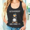 Guten Morgen Ganz Dünnes Eis Morgenmuffel Penguin Half Sleeve Tank Top