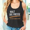 Halt Die Fresse Dich Hat Keiner Gefragt Quotes Tank Top