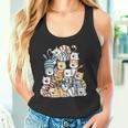 Happy Cats Team I Cat Print Cat Fun Tank Top