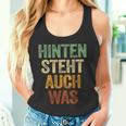 Hinten Steht Auch Was Saying Hinten Steht Auch Wat Tank Top