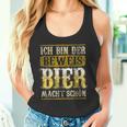 Ich Bin Der Beweis Bier Macht Schön Alkohol Durst Saufen German Tank Top