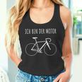 Ich Bin Der Motor Radfahrer Cool Saying E-Bike Tank Top