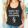 Ich Bin Ich Nicht Competent German Text Tank Top