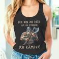 Ich Bin Zu Dick Um Zu Rennen Ich Kämpfe Nordiciking Tank Top