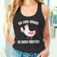 Ich Liebe Hühner Die Kacken Breakfast Farmer I Love Hühner Die Kacken Breakfast Tank Top