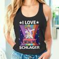 Ich Liebe Schlager Party Costume Folk Music I Love Schlager S Tank Top