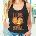 'Ich Liebe Schnitzel Für Wiener Schnitzelfresser' Tank Top