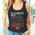 Ich Schnarche Nicht Träume Damplokführer Tank Top