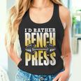 Ich Würde Lieber Bench Press Tank Top