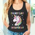 I'm Not Gay I'm Super Gay Gay Lesbica Transgender Lgbt Canotta