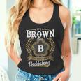 It's A Brown Thing You Wouldn't Understand Personalized Last Name Brown Family Crest Coat Of Arm Tank Top