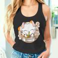 Kawaii Cat Ramen Noodles Otaku Anime Giapponese Neko Canotta