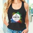 Kreta 2024 Colourful Travel Quote Tank Top