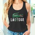Lactose Con Scritta Intolerant Coccodrillo Canotta