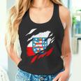 Land Thueringen German Flag And Coat Of Arms Tank Top