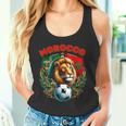 Leone E Bandiera Squadra Di Calcio Del Marocco Fan Canotta