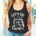 Let's Do Crimes Animali Divertenti Carino Raccoon Trash Canotta