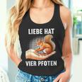 Liebe Hatier Pfoten Eichhörnchen Eichhörnchen-Fan Eichhorn Tank Top