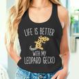 Life Is Better With My Leopard Gecko Regalo Per Gli Amanti Del Geco Canotta