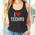 I Love Edm Divertente Festa Abbigliamento Festival Canotta