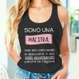 Maestra Divertente Infanzia Asilo Scuola Canotta