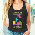 Maglia Laurea In Economia Regalo Laureato Livello Sbloccato Canotta