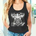 Maine Coon Cat Alien Encounter Selfie Ufo Umoristico Canotta